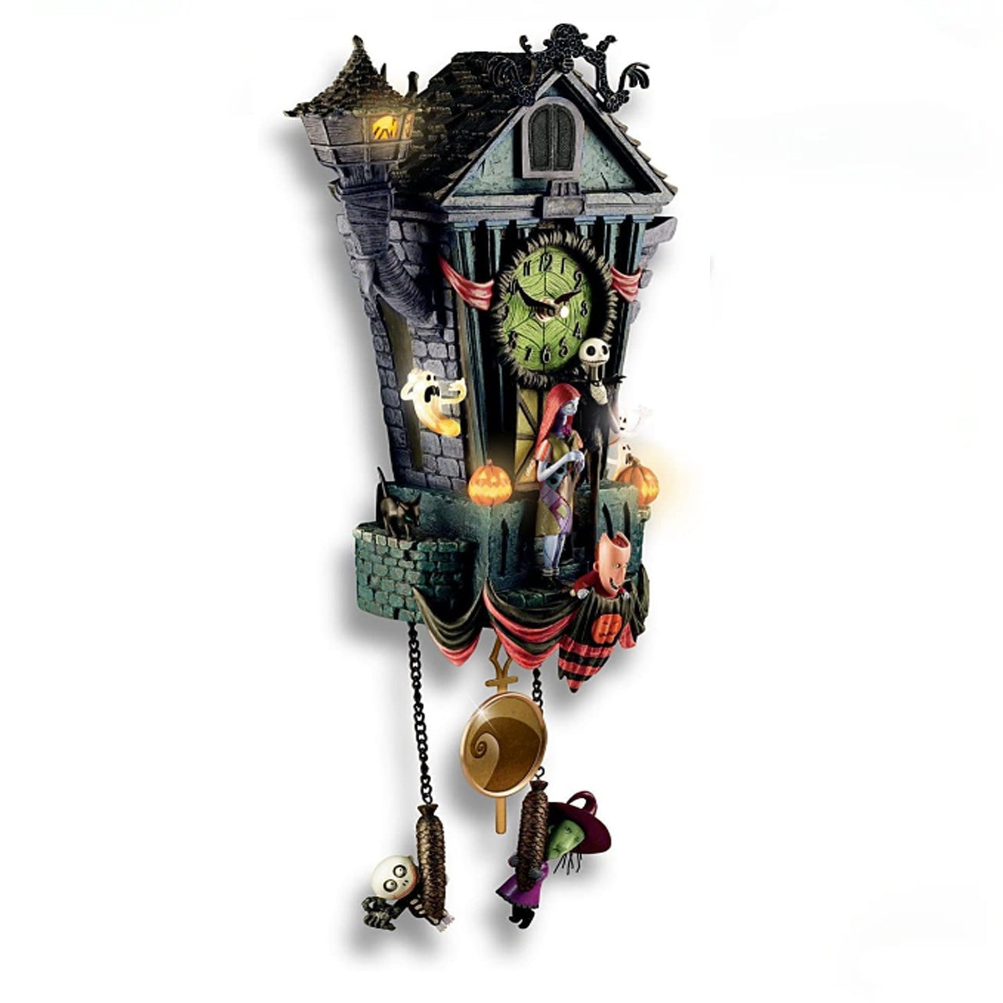 SPOOKYCLOCK - OROLOGIO DA PARETE DI HALLOWEEN, INCUBO PRIMA DI NATALE