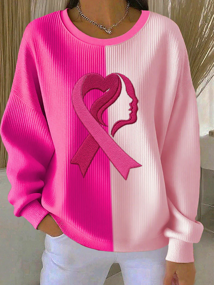 Felpa Con Cappuccio Ottobre Rosa